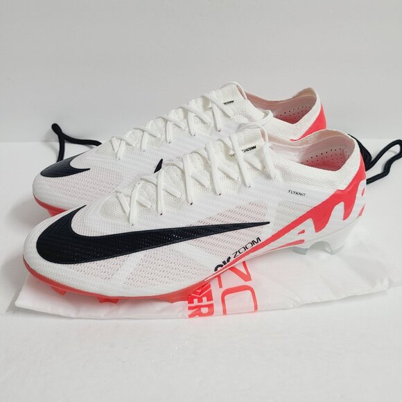 NEW Nike Zoom Mercurial Vapor 15 Elite FG Soccer Cleats DJ4978-600 Size 13 White